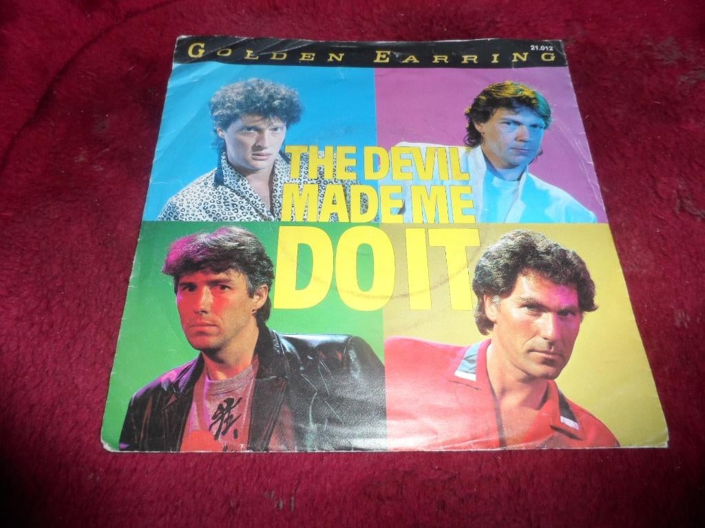 Golden Earring - The Devil made me do it, Gebruikt, 7 inch, Single, Ophalen of Verzenden