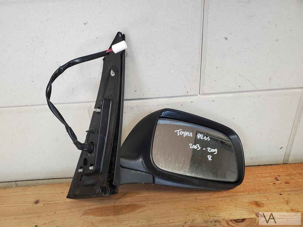 Toyota Prius 2003 - 2009 spiegel rechts elektrisch zwart, Auto-onderdelen, Ophalen of Verzenden, Gebruikt, Toyota