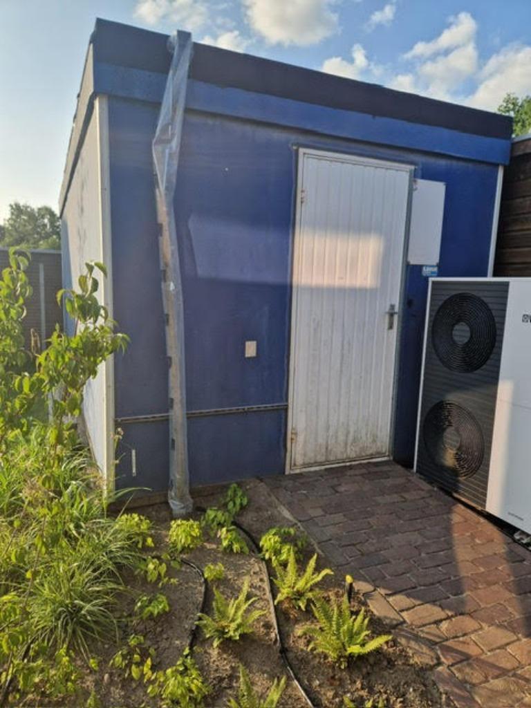Container bouw / schaftkeet / bouwkeet / bouwunit, Ophalen, Gebruikt