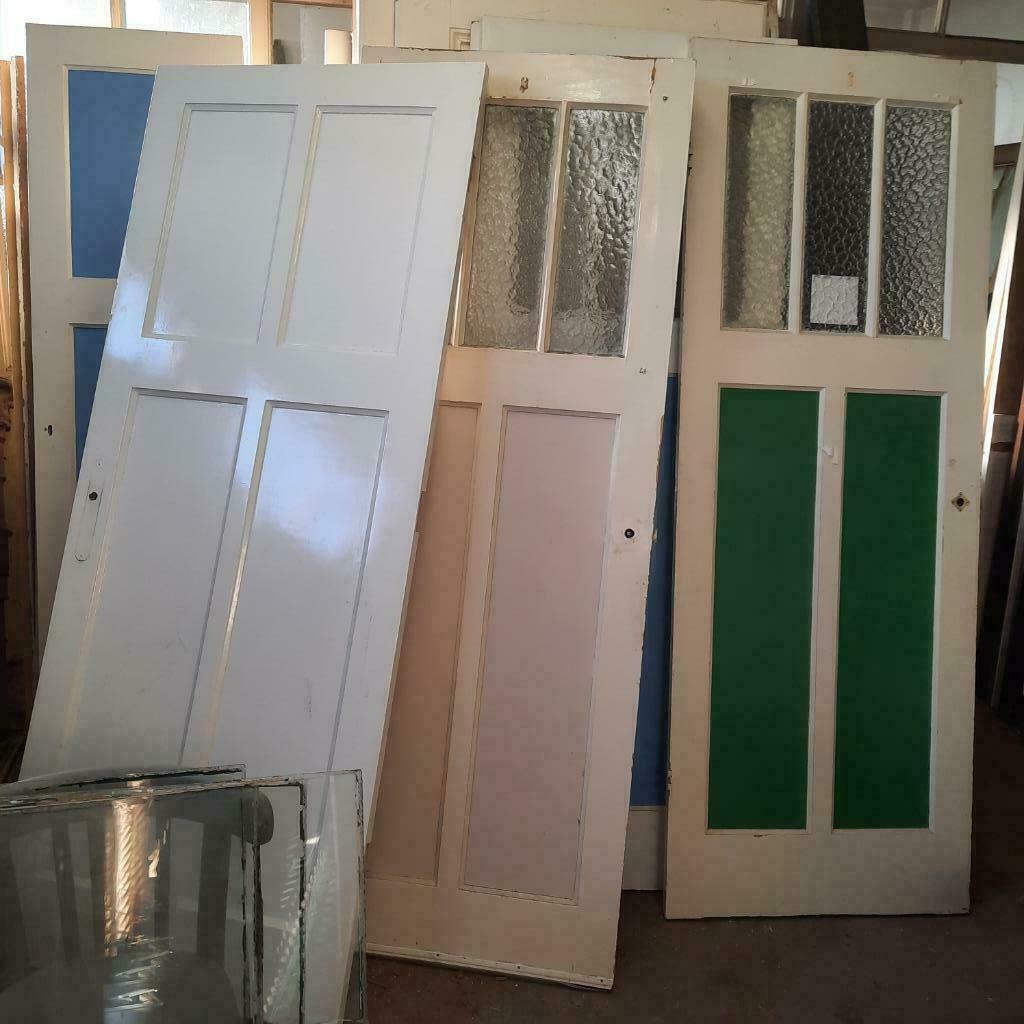Paneeldeuren, Ophalen, Gebruikt, 80 tot 100 cm, Binnendeur