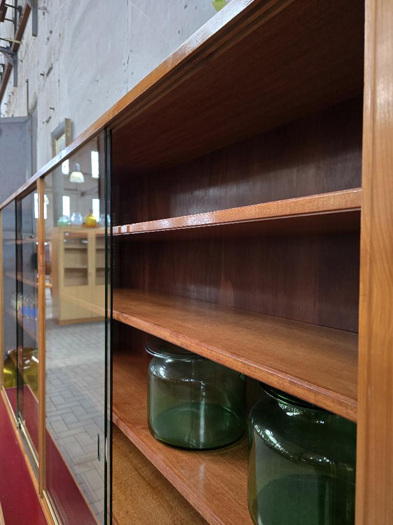 XL Duitse Apothekers Vitrine Kast | Grote Vitrinekast Laden, Huis en Inrichting, Kasten | Vitrinekasten, Metaal, Gebruikt, Met deur(en)