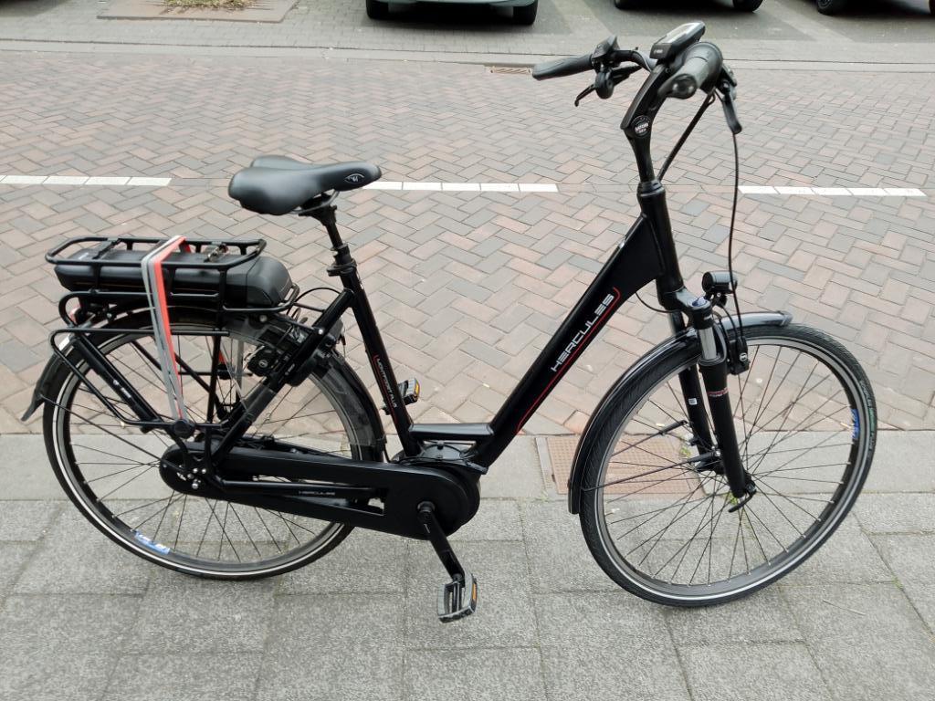 Hercules Montfoort Plus h55 elektrische damesfiets Bosch m.m, Versnellingen, Ophalen, Overige merken, 53 tot 56 cm