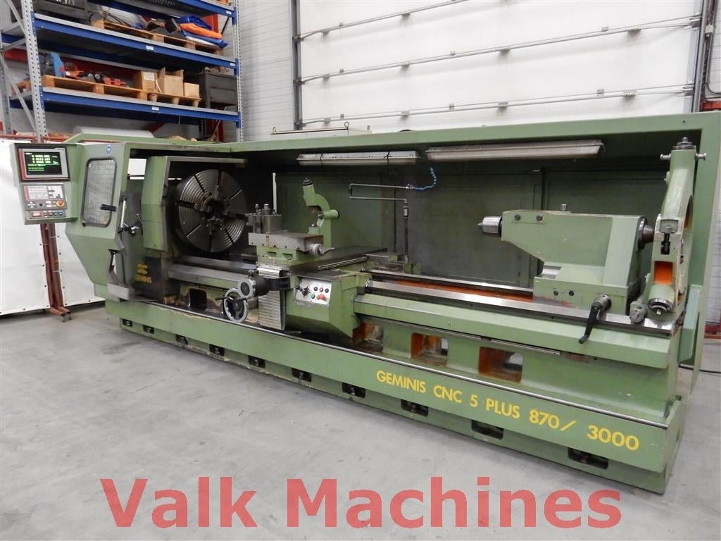 Draaibank Geminis 870 x 3000 mm, Gebruikt, 1000 mm of meer, Ophalen of Verzenden, Metaaldraaibank