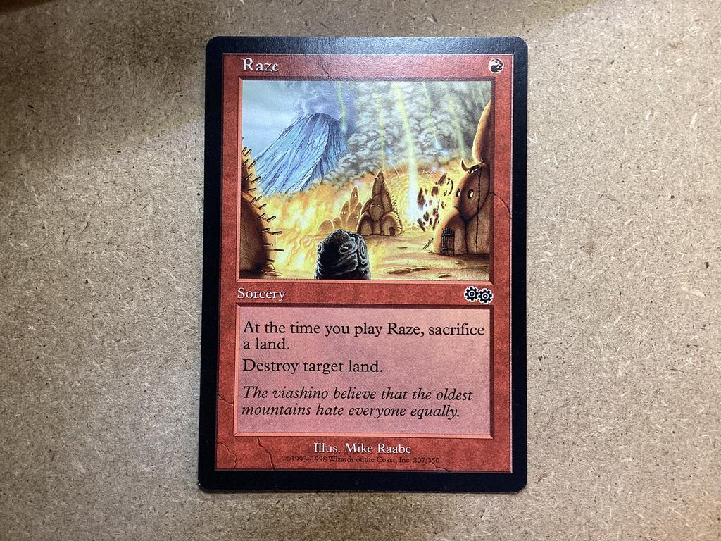 1x Raze [207/350] (Excellent), Ophalen of Verzenden, Zo goed als nieuw, Losse kaart
