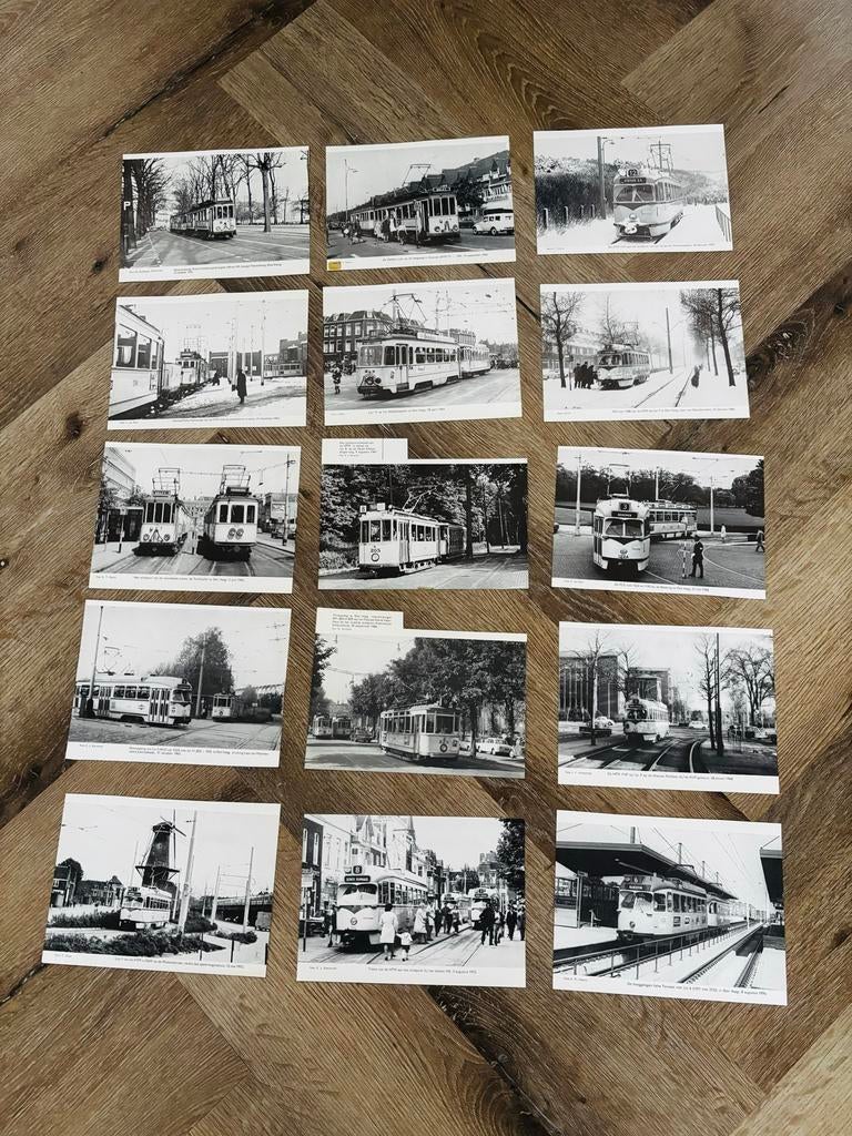 Oude foto Knipsels Tram / Spoorwegen NS, Ophalen of Verzenden, Gebruikt, Trein, Kaart of Prent