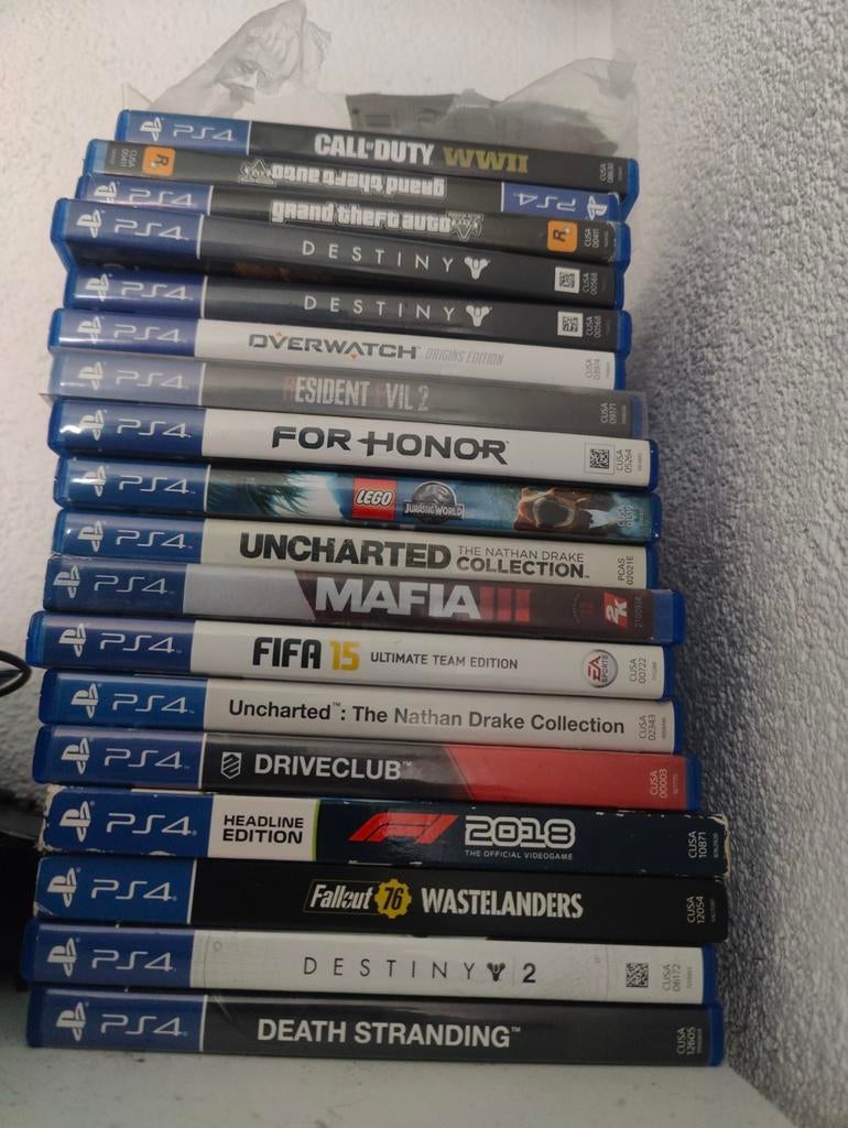 PS4 Spellen Collectie, Spelcomputers en Games, Games | Sony PlayStation 4, Online, Gebruikt, Overige genres, 1 speler