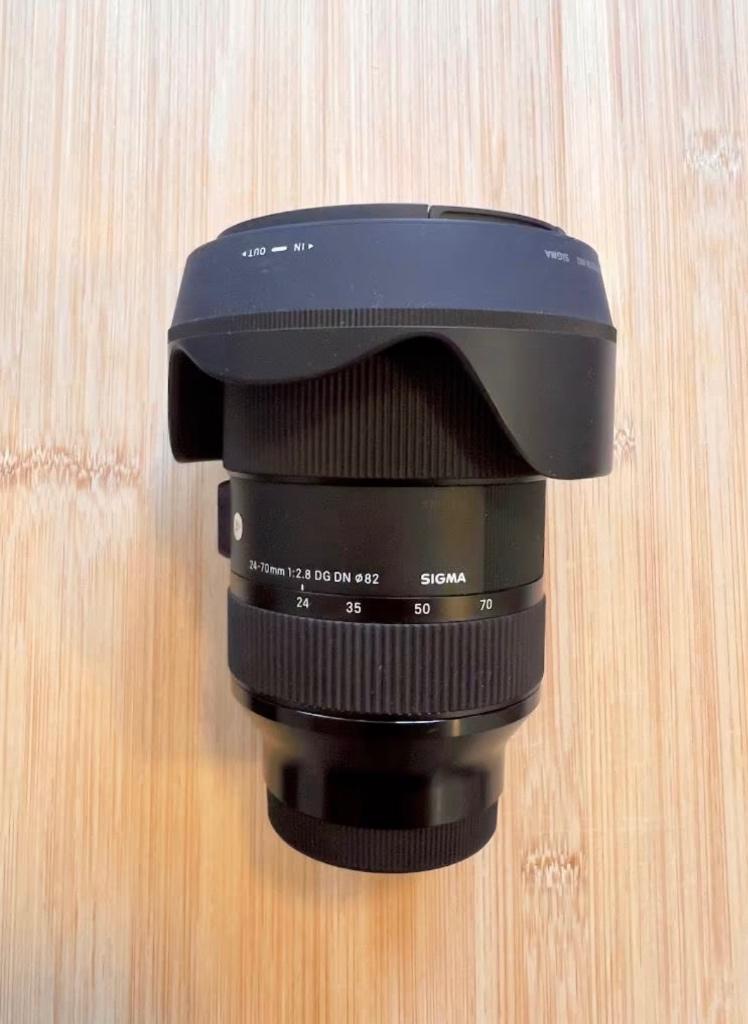 Sigma 24-70mm lens f/2.8 Sony, Ophalen of Verzenden, Zo goed als nieuw, Standaardlens