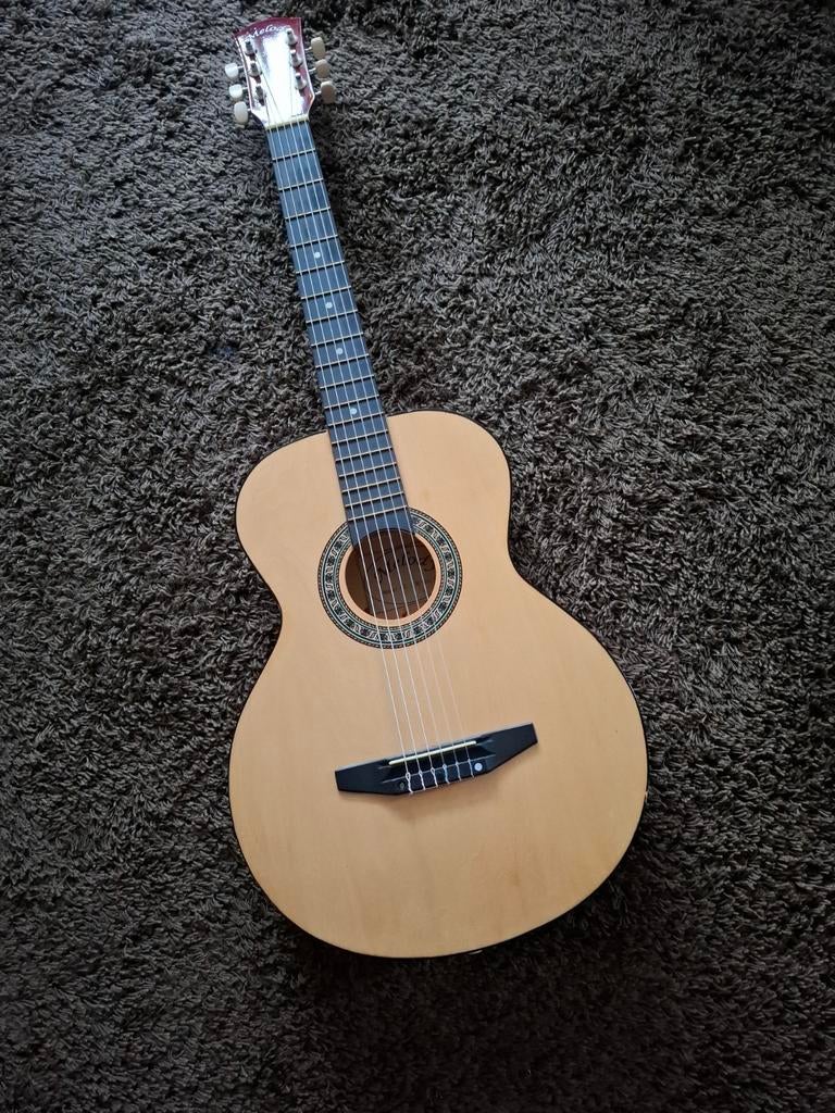 Melody Music MP-80/N Klassieke Akoestische Gitaar, Muziek en Instrumenten, Snaarinstrumenten | Gitaren | Akoestisch, Ophalen, Zo goed als nieuw
