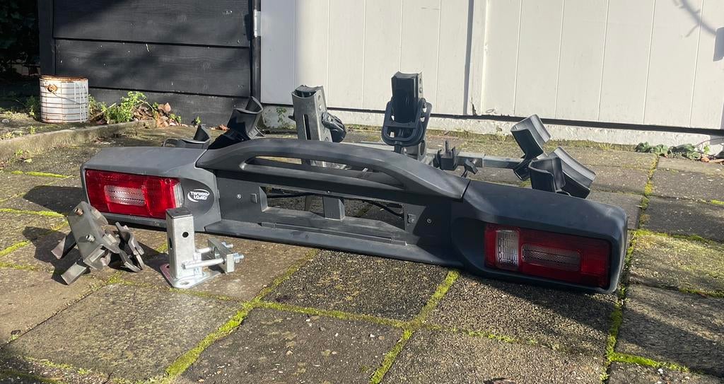 Twinny load fietsendrager elektrische fietsen met brinkmatic, Auto diversen, Fietsendragers, Ophalen, Gebruikt, 2 fietsen, Trekhaakdrager