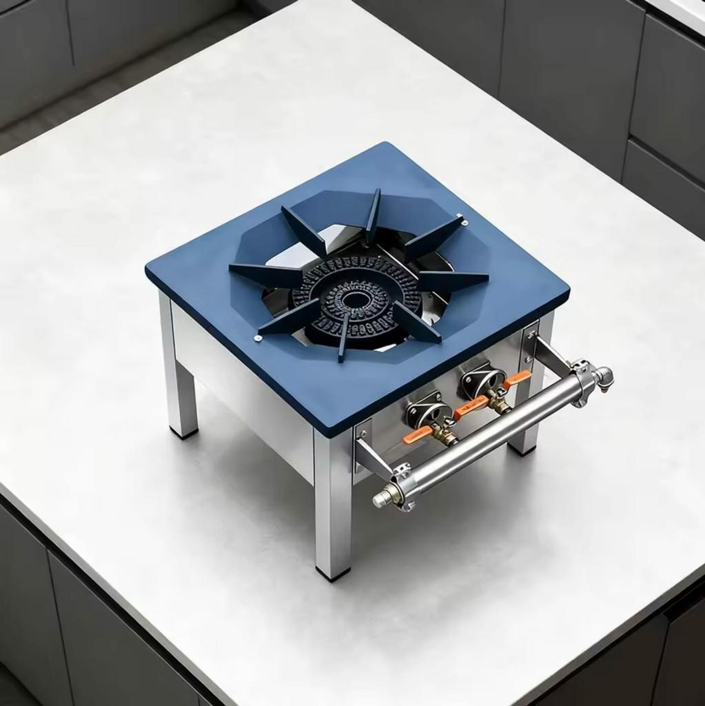 Industriële Gas Wokbrander 45x45cm - Butaan/Propaan, Nieuw, 3 kookzones of minder, Ophalen of Verzenden, Energieklasse A of zuiniger
