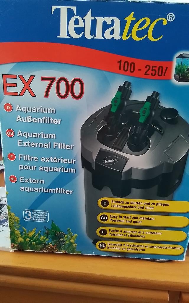 Tetratec ex700 buitenfilter, Ophalen