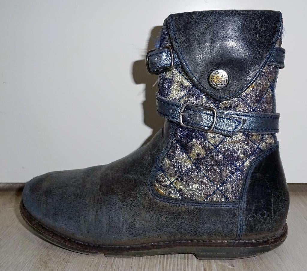 Mooie Bunnies laarsjes leer donker blauw / navy - maat 29., Ophalen, Bunnies, Gebruikt, Meisje
