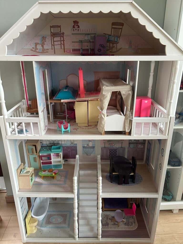Kidkraft Savannah Poppenhuis, Kinderen en Baby's, Speelgoed | Poppenhuizen, Zo goed als nieuw, Poppenhuis, Ophalen