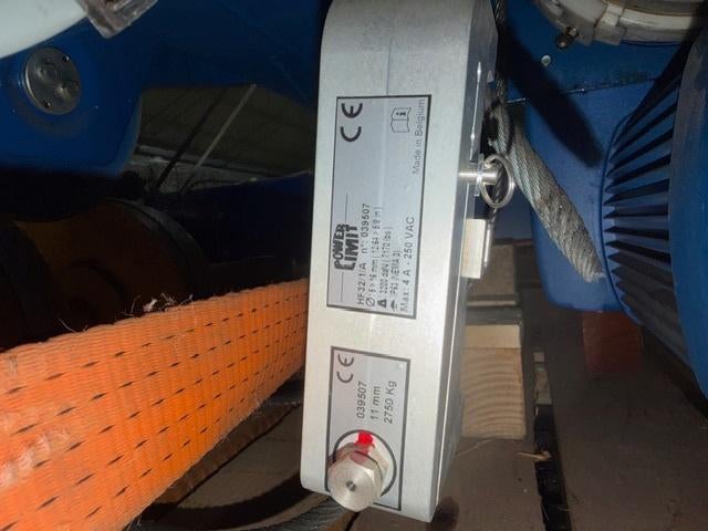 Abus bovenloopkraan 10 ton, Ophalen