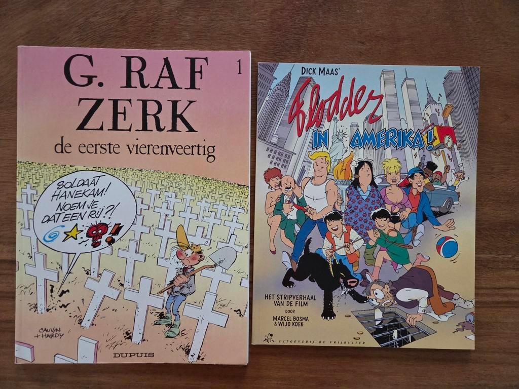 Flodder  ,  Tom Poes  ,  wielergek  ,  G.raf zerk   grafzerk, Boeken, Stripboeken, Eén stripboek, Ophalen of Verzenden, Zo goed als nieuw