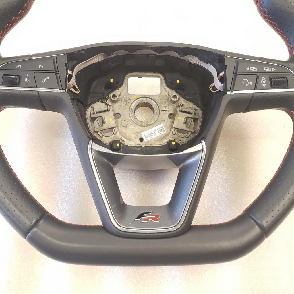 seat ibiza 6p 6F leon 5F fr F1 dsg stuur stuurwiel mf leer, Auto-onderdelen, Ophalen of Verzenden, Gebruikt, Seat