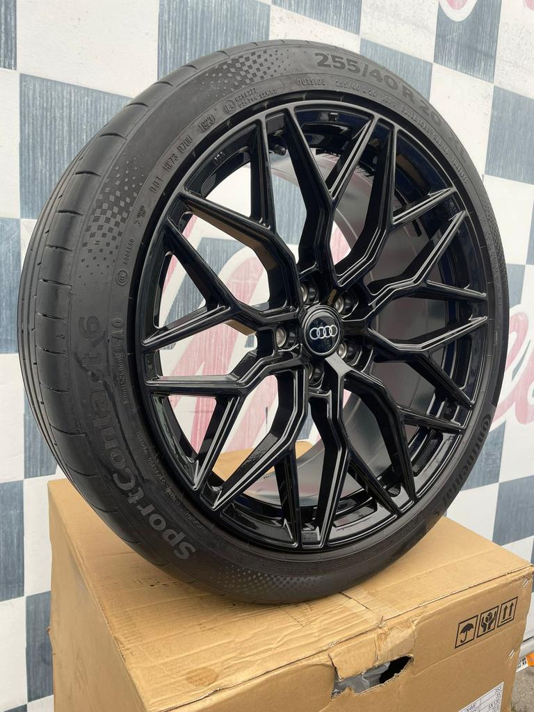 20 inch Vossen velgen 5x112 Audi Q3 A6 C8 +  banden VW, 255 mm, Nieuw, Ophalen of Verzenden, Band(en)