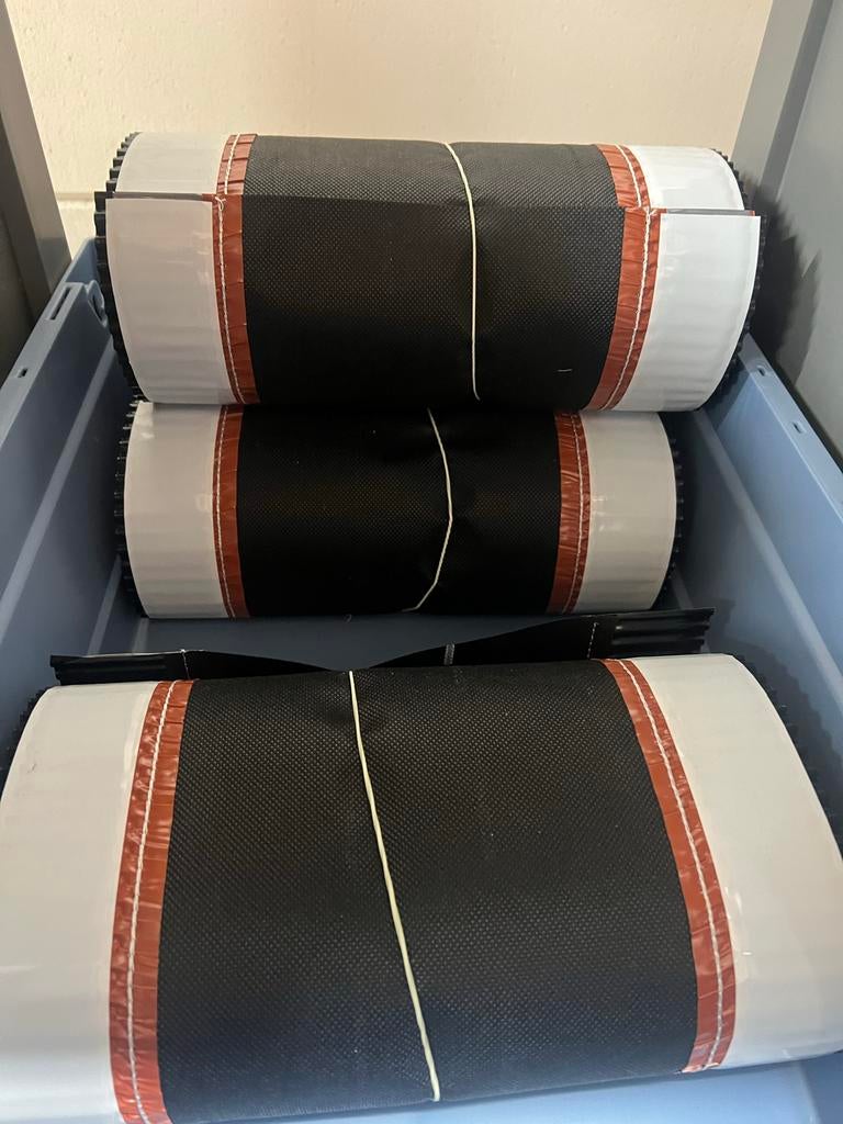 Nieuwe Ruiterrol / Ondervorst Renivent 320mm Zwart - 4 stuks, Ophalen, Kunststof, Zwart, Nieuw