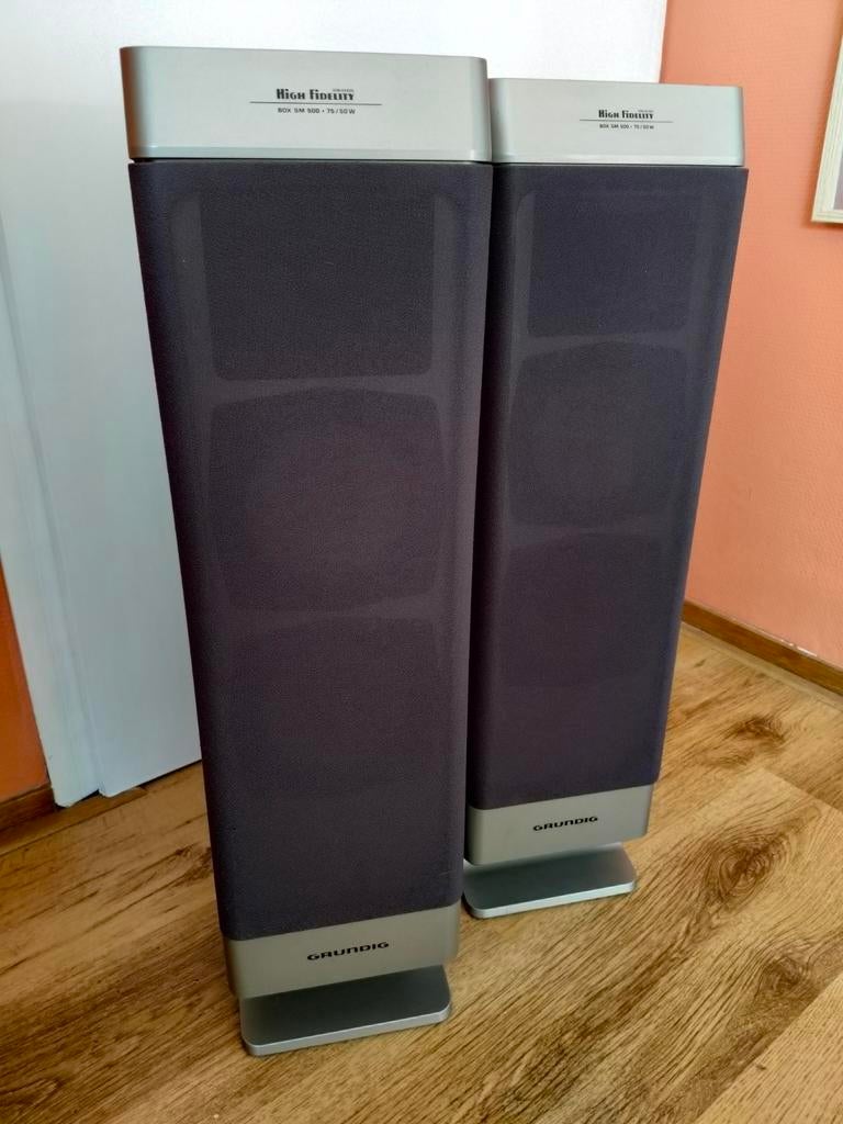 Grundig SM-500, Audio, Tv en Foto, Luidsprekers, Overige merken, Gebruikt, Ophalen of Verzenden, Minder dan 60 watt