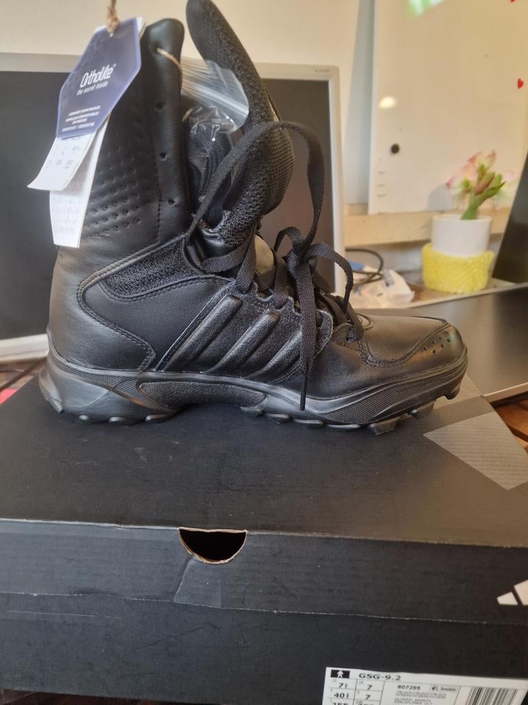 Adidas Ortholite Zwart Hoog Model Maat 40 2/3 Nieuw, Ophalen, Zwart, Boots, Nieuw