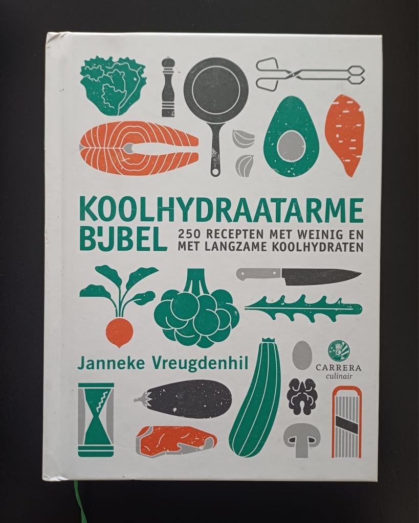 Janneke Vreugdenhil - Koolhydraatarme bijbel, Ophalen of Verzenden, Gelezen, Overige onderwerpen