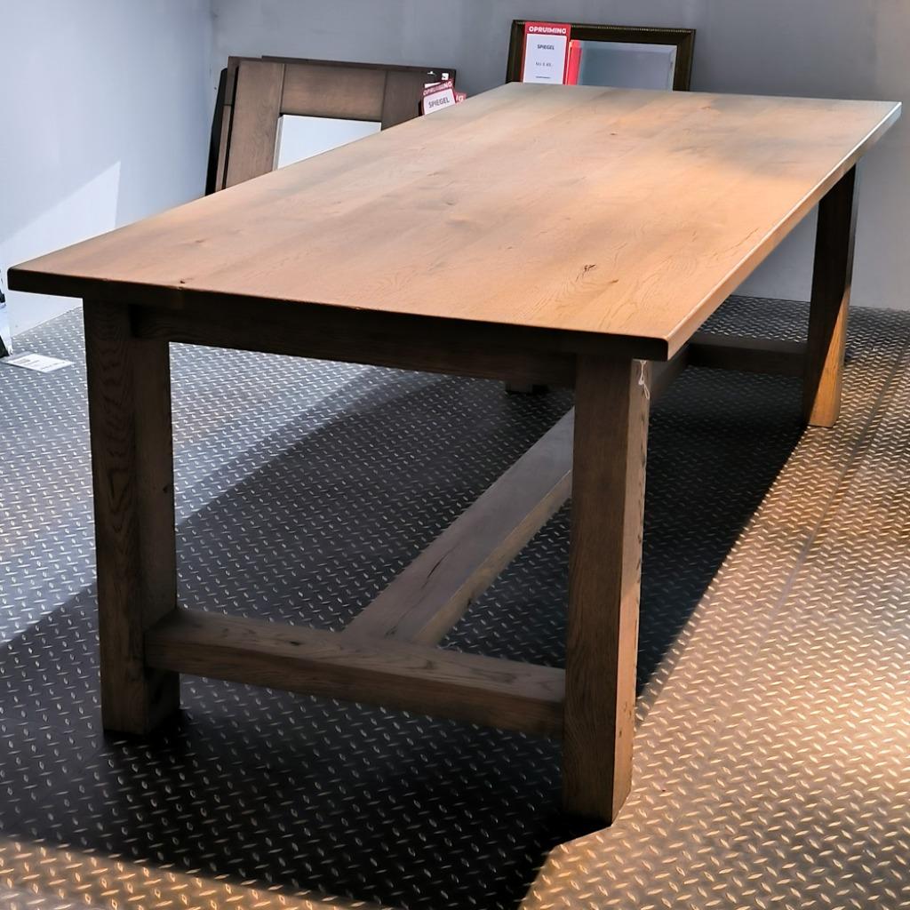 NIEUW: Tilders Eettafel Falco, Ophalen, Eikenhout, 50 tot 100 cm, Vijf personen of meer