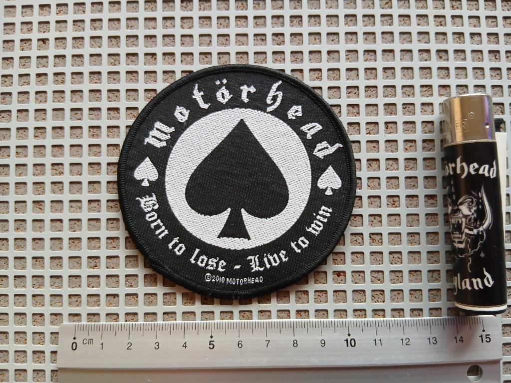 Motorhead erg mooie ronde born to lose 2010 patch 44, Verzenden, Nieuw, Kleding