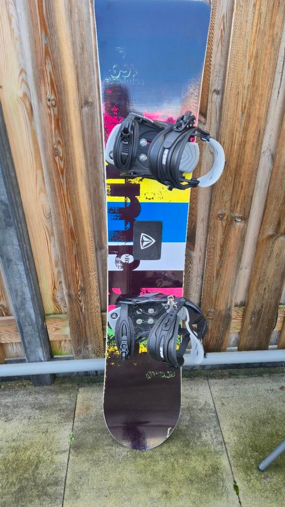 FireFly Snowboard 160cm met bindingen - Maat L, Sport en Fitness, Ophalen of Verzenden, Gebruikt, Board