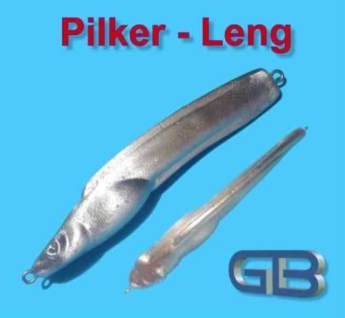 125 en 275gr leng-vorm pilker in kleur(en), Ophalen of Verzenden, Nieuw, Dobber of Lood