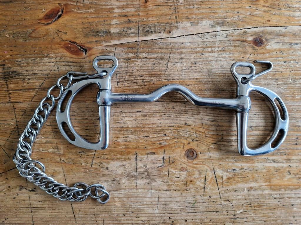 Kimblewick bit 13.5 cm, Dieren en Toebehoren, Paarden en Pony's | Hoofdstellen en Tuigage, Ophalen of Verzenden, Zo goed als nieuw