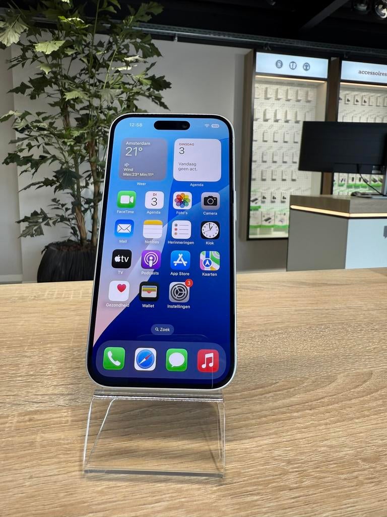  Apple iPhone 16 128GB - Zwart incl. 2 jaar garantie, Telecommunicatie, Mobiele telefoons | Apple iPhone, 128 GB, Zwart, Nieuw