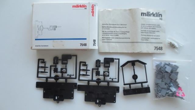 MARKLIN 7548 ONDERVLOEROMBOUWSET, Hobby en Vrije tijd, Modeltreinen | H0, Wisselstroom, Rails, Ophalen of Verzenden, Zo goed als nieuw