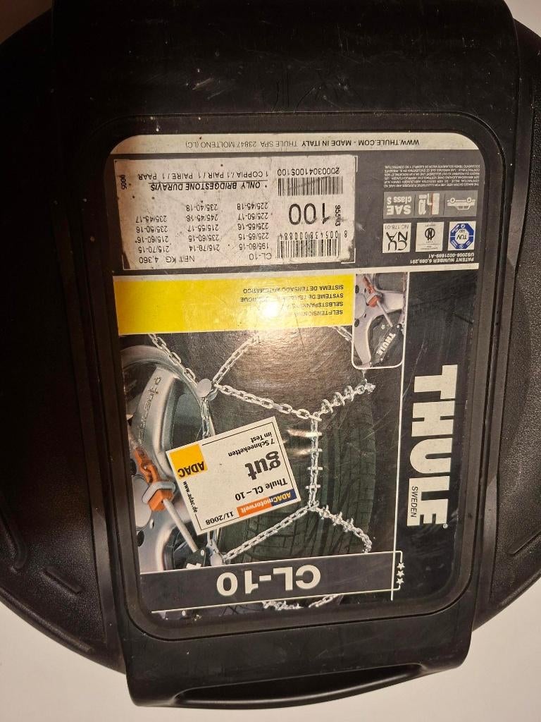 sneeuwketting Thule CL-10 - ongebruikt, Ophalen, Zo goed als nieuw