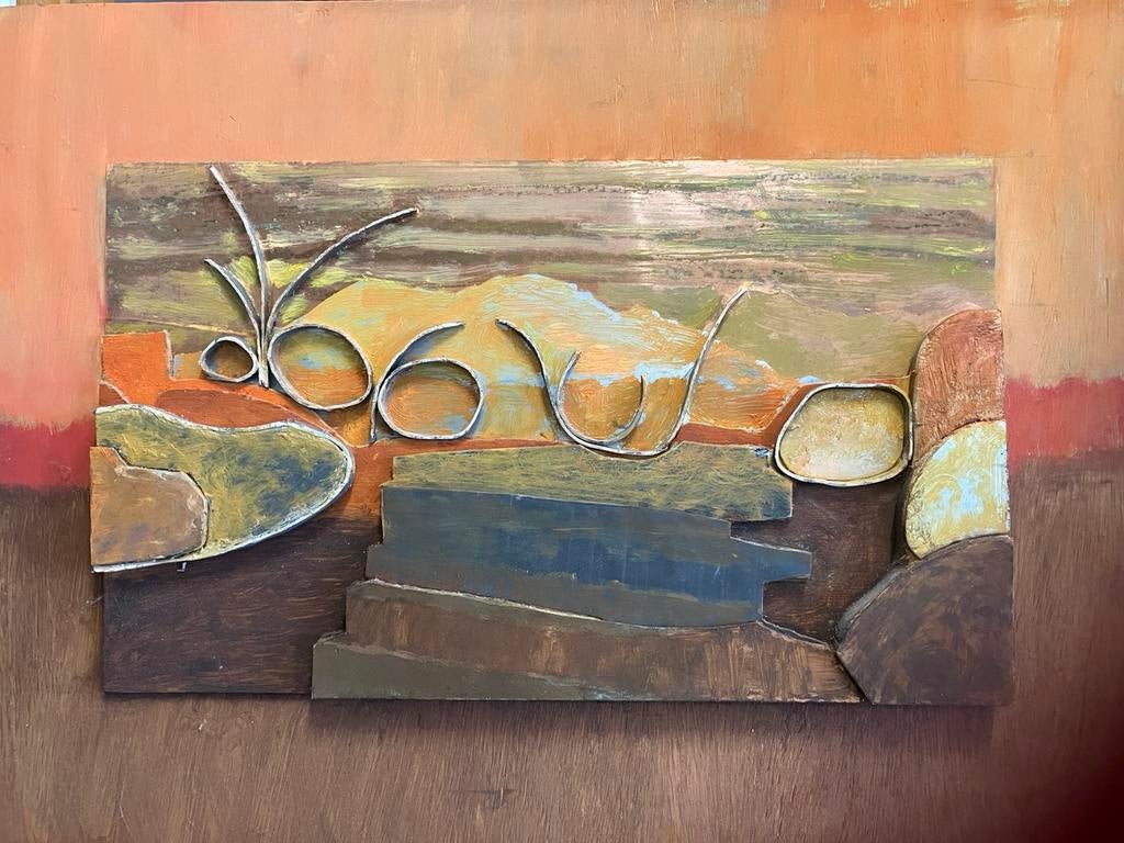 Schilderij Marokko ll, Antiek en Kunst, Kunst | Schilderijen | Klassiek, Ophalen