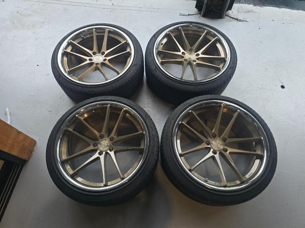 Aversus Wheels 20 inch audi a6 en andere modellen, Auto-onderdelen, Banden en Velgen, Ophalen, Gebruikt, 255 mm, Velg(en)