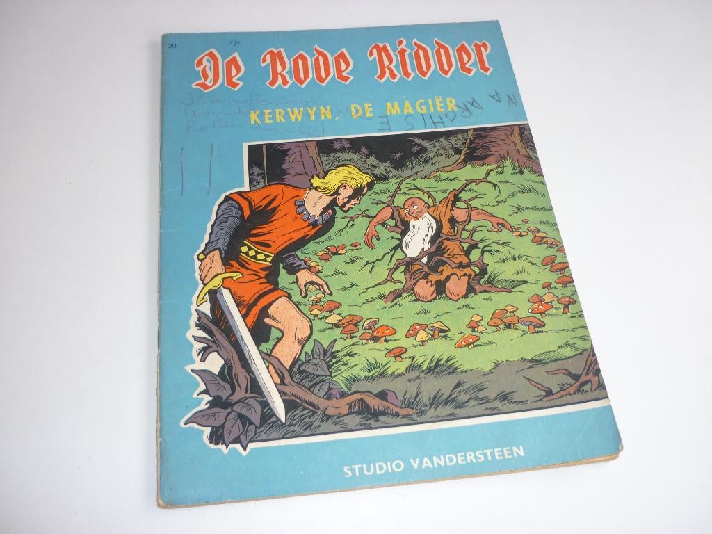 Vandersteen: de Rode Ridder 20. Kerwyn, de Magiër, Boeken, Stripboeken, Gelezen, Eén stripboek, Ophalen of Verzenden
