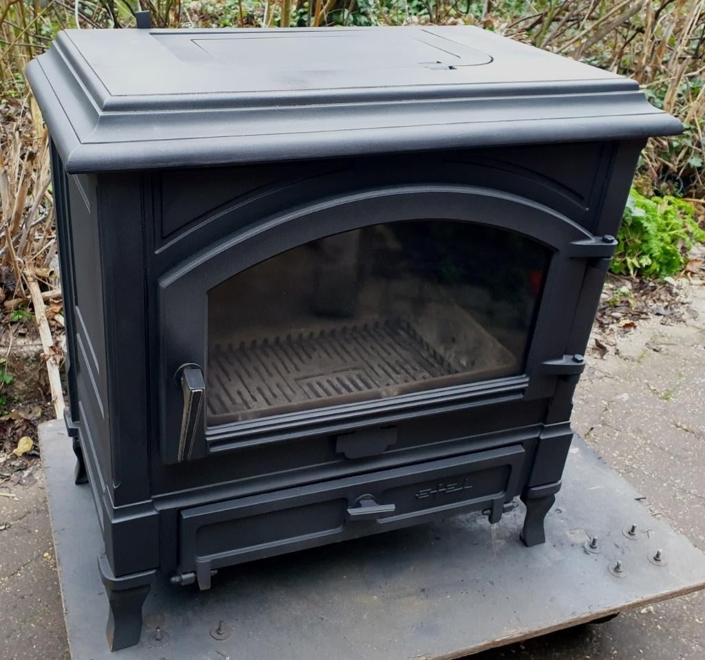 houtkachel efel harmony 2 8 tot 10 kw, Huis en Inrichting, Kachels, Ophalen, Houtkachel, Zo goed als nieuw, Vrijstaand