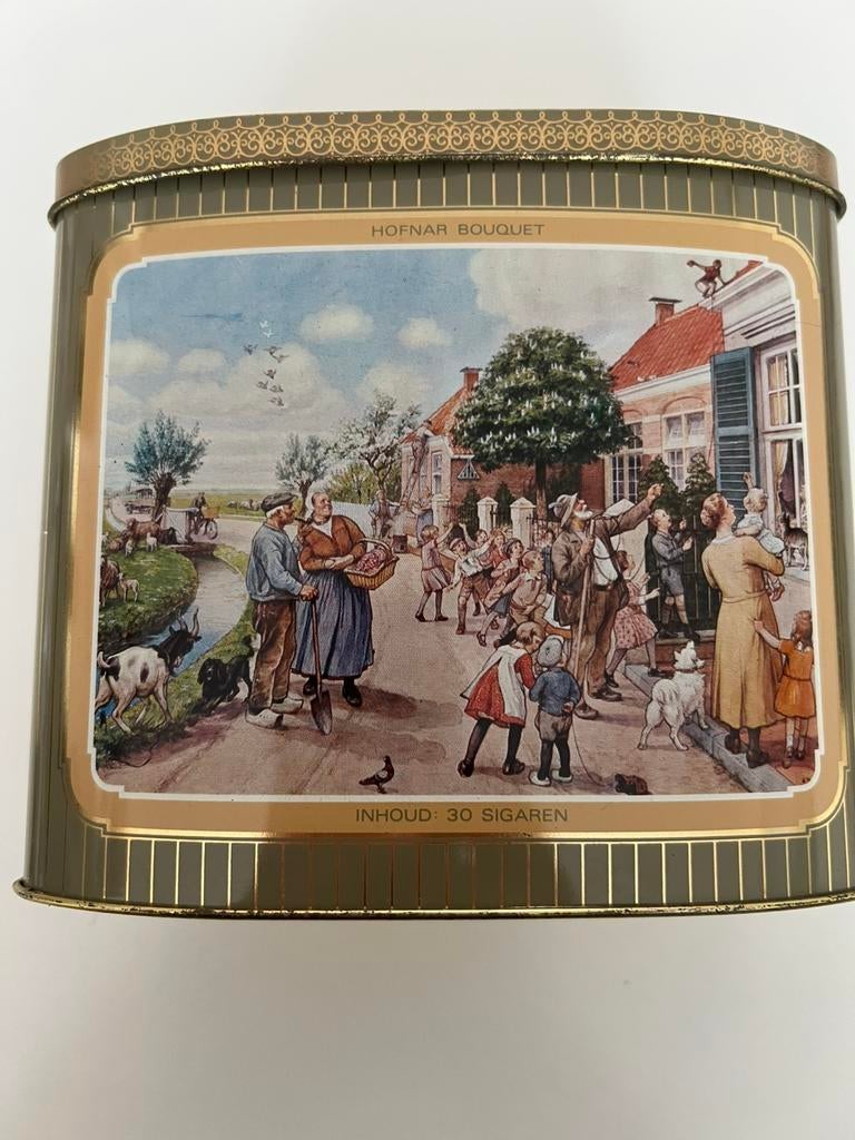 Sigarenblik Hofnar Bouquet, Verzamelen, Ophalen of Verzenden, Zo goed als nieuw, Overige