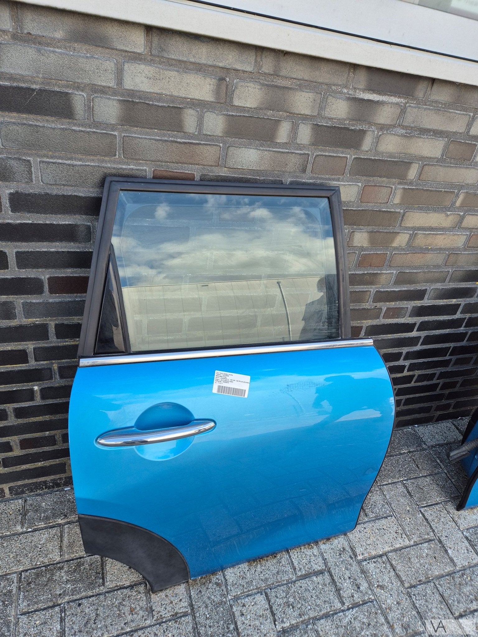Mini F55 2013 - 2022 deur portier rechts achter blauw €250, Gebruikt, -, Deur, -