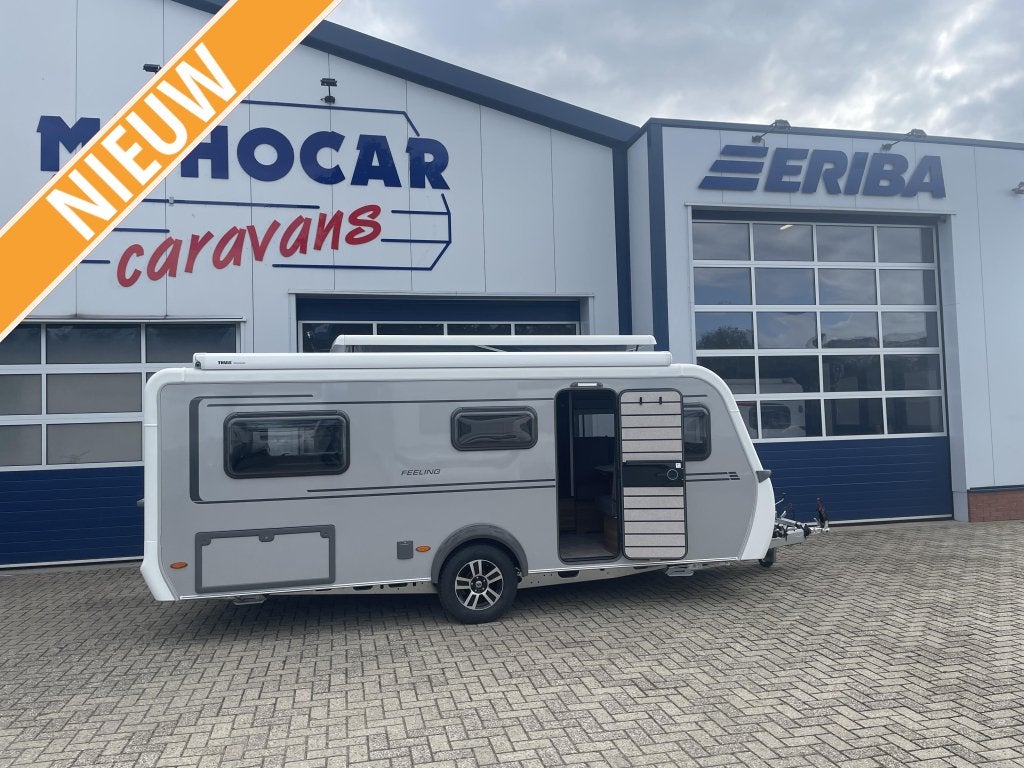 Eriba Feeling 442, Caravans en Kamperen, Overige typen, Standaardzit, Schokbreker, Bedrijf