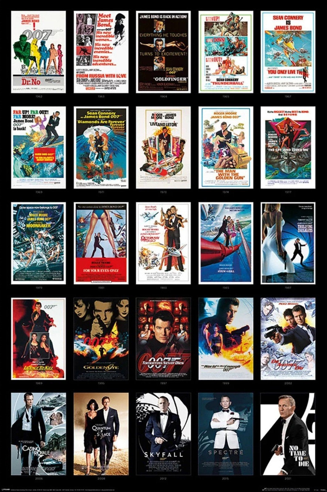 ALLE 007 James Bond films op DVD, Cd's en Dvd's, Ophalen of Verzenden, Zo goed als nieuw, Actie, Inclusief doosje