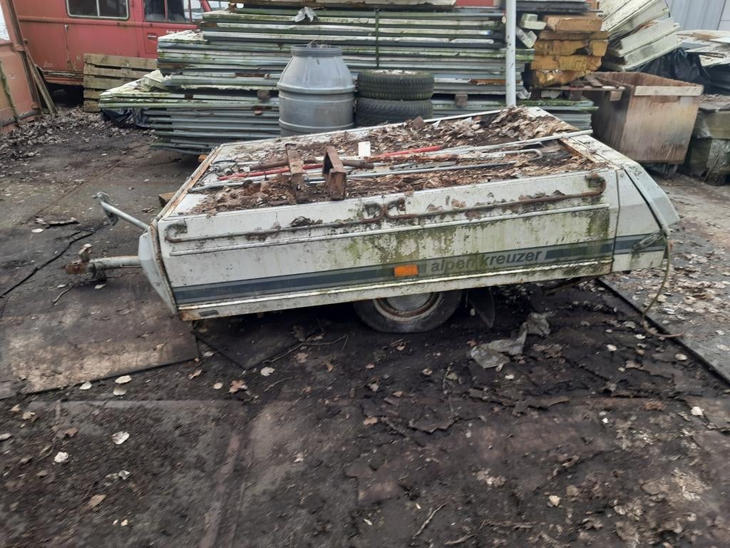 Vouwwagen aanhanger motortrailer met kantelbeugels, Auto diversen, Aanhangers en Bagagewagens, Ophalen of Verzenden
