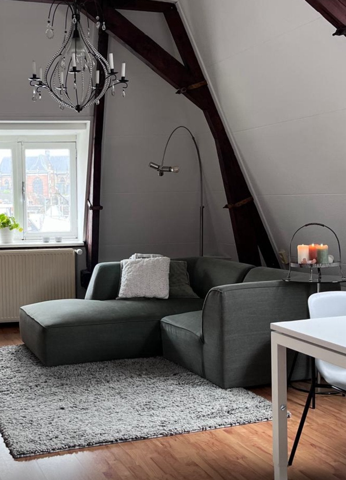 Moderne modulaire hoekbank, Huis en Inrichting, Banken | Bankstellen, Ophalen, 150 tot 200 cm, Hoekbank, Tweepersoons
