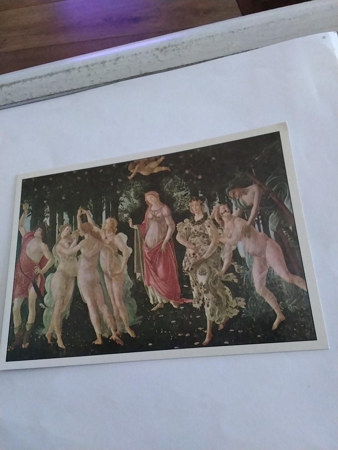 BOTTICELLI - Het Voorjaar - Kunstkaart, Ophalen of Verzenden, 1980 tot heden