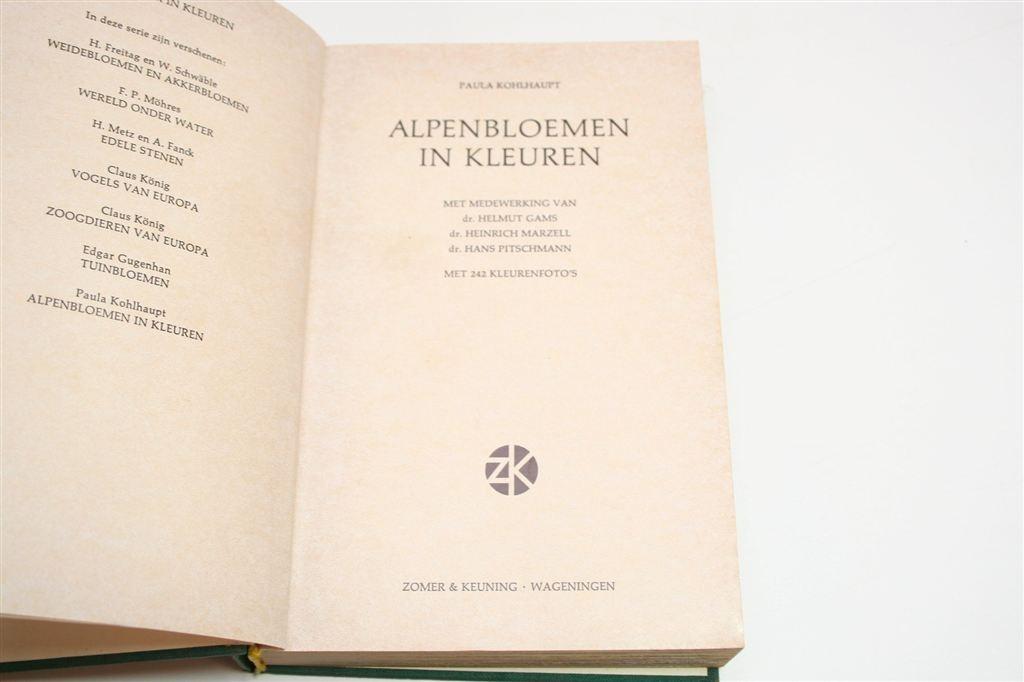 Alpenbloemen in Kleuren — Veldgids met 242 Kleurenfoto\'s, Ophalen of Verzenden, Gelezen