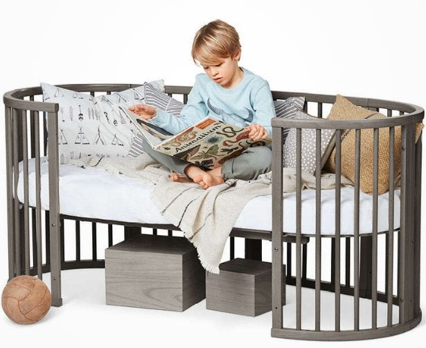 Stokke Sleepi Junior Extension V2 - Hazy Grey Nieuw in doos!, Ophalen, Nieuw, Ledikant