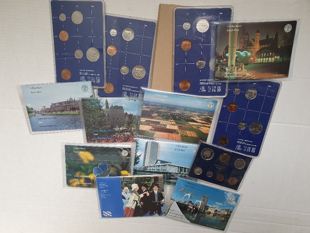 Gulden muntsets, Postzegels en Munten, Munten | Nederland, Ophalen of Verzenden, Koningin Beatrix, Overige waardes, Setje