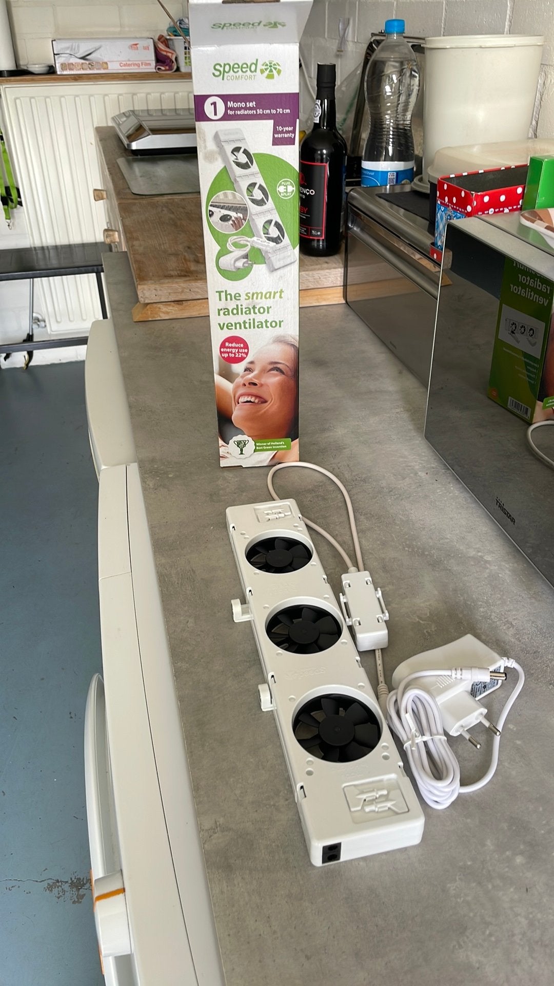 SpeedComfort Radiatorventilator Mono Set, Doe-het-zelf en Verbouw, Ophalen of Verzenden, Nieuw, Ventilator