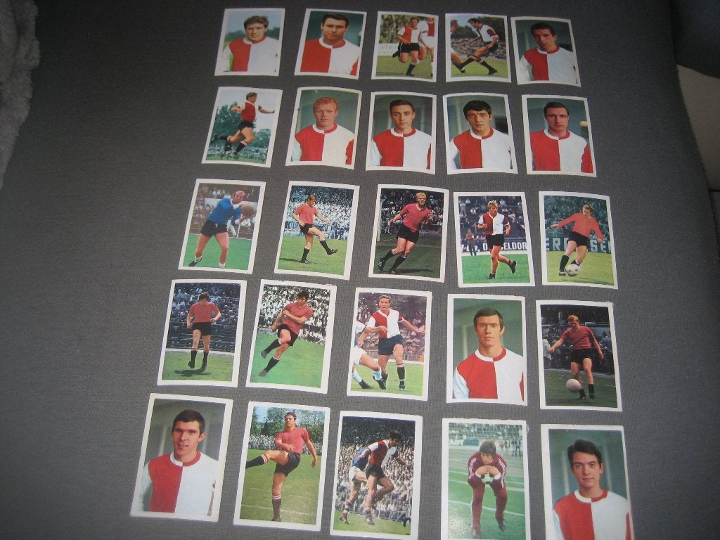 partij feyenoord plaatjes oud, Ophalen of Verzenden, Gebruikt, Meerdere plaatjes