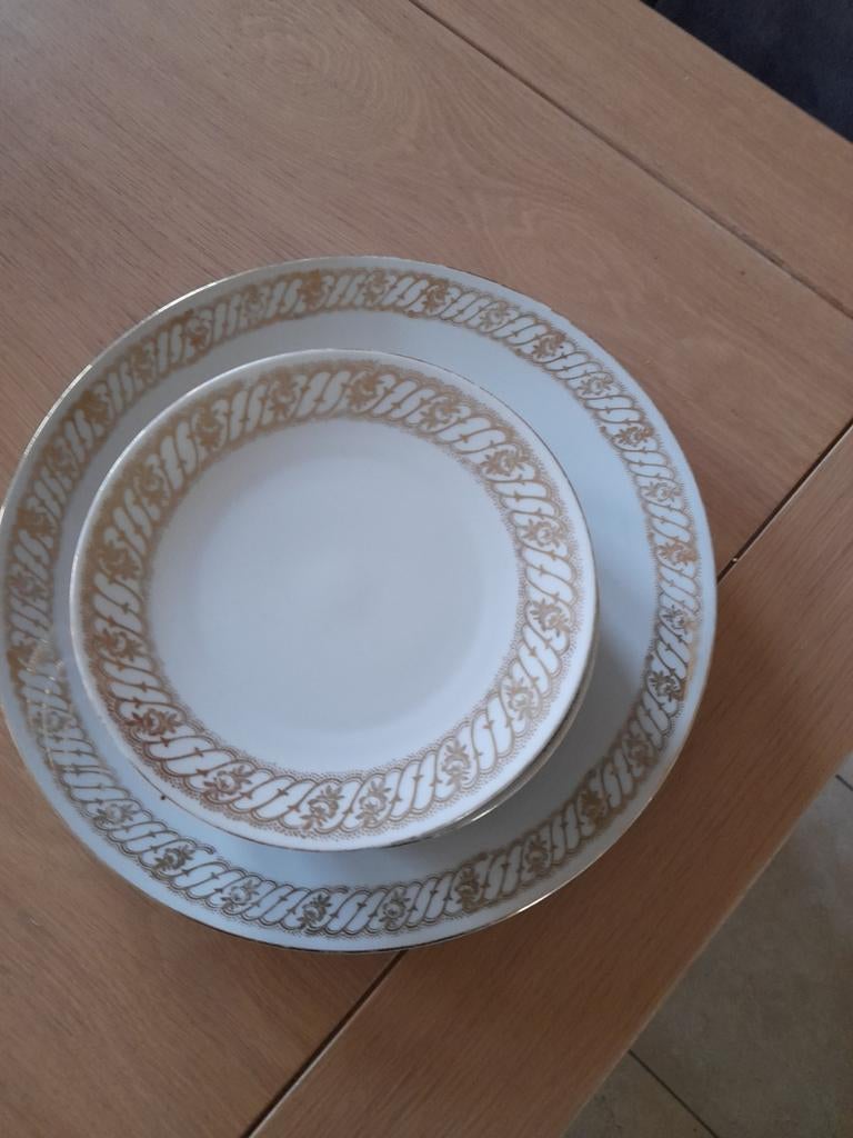 Gebaksstel bareuther retro, Ophalen, Overige stijlen, Bord(en)